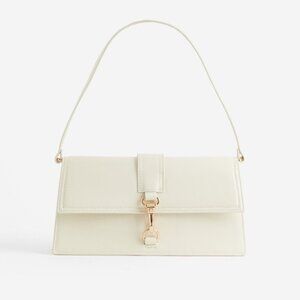 Small white shoulder bag